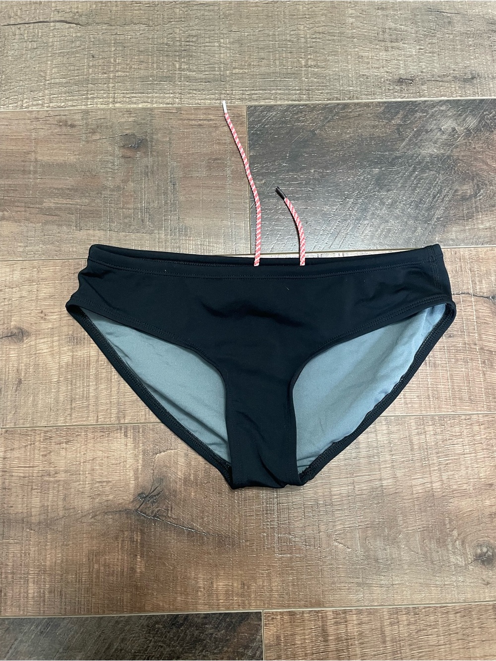 Jolyn Ally Black Swim Bottom Full Coverage Drawstring Surf M